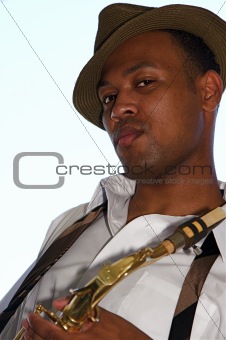 Hip Young Saxophonist
