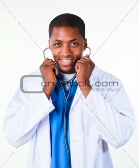 Young Doctor at work in a hospital