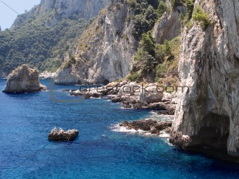 Coastline in Capri
