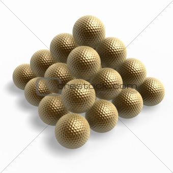golf ball pyramid
