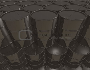 Oil cans background