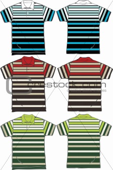 men stripe fashion polo clip art