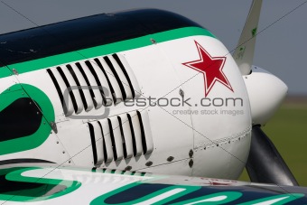 Nose of an aerobatic aircraft