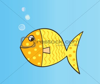 Yellow carton fish