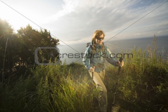 Woman hiker. XL size