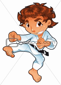 Baby Karate Player