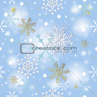 Abstract gentle seamless blue background