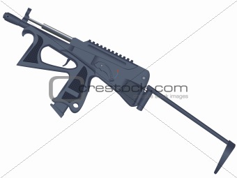 Pistol - a machine gun