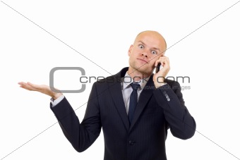 businessman on the phone 