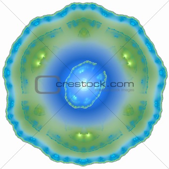 Abstract elegance background. Green - blue palette.
