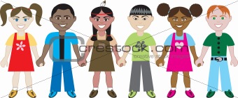 Kids Holding Hands 1