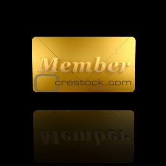 golden member card