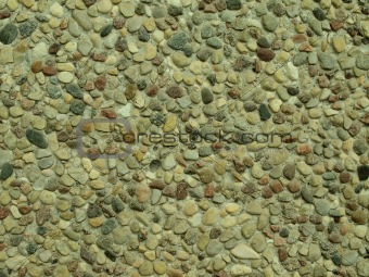 Concrete background with small stones