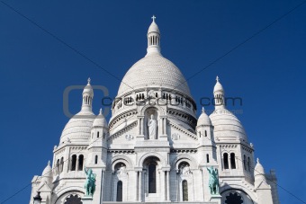 Sacre Coeur - famous cathedral in Paris, France