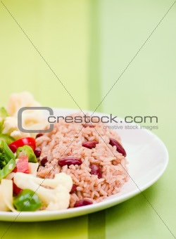 Caribbean Style Rice with Vegetables