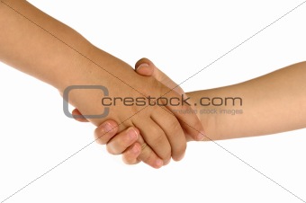 Children Shaking Hands