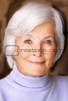Beautiful senior woman portrait  
