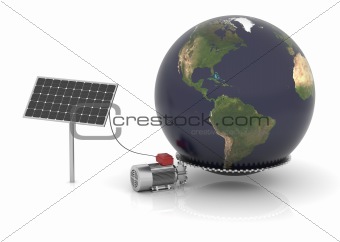 Solar energy can move the world