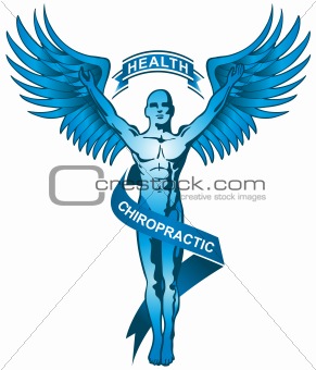 Chiropractic Logo - Blue