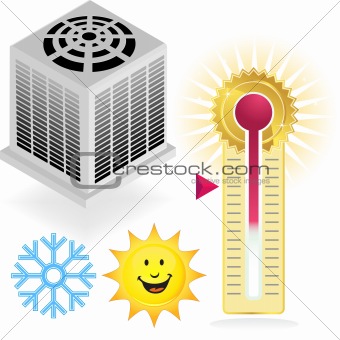 Air Conditiong Icon Set