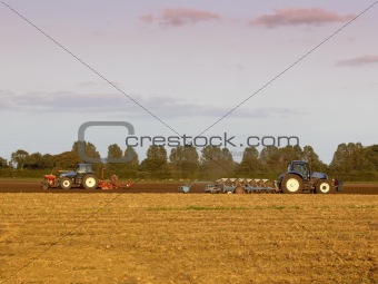 plowing rolling and drilling