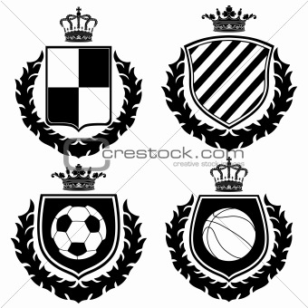 Vector coat of arms.