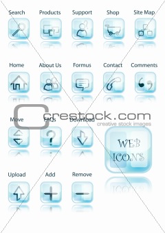 web icons made in illustrator cs4