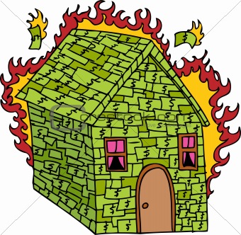 Burning Money House