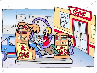 Gas Pump Assault