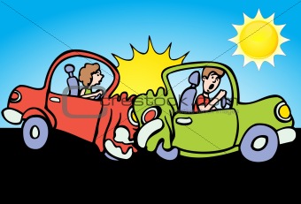 Car Crash - Sunny Day