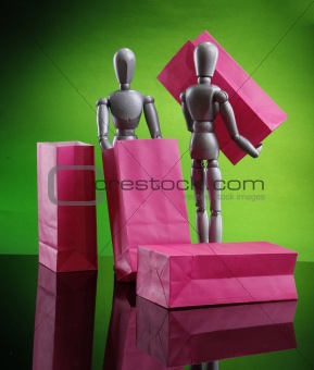 Dummies with gifts