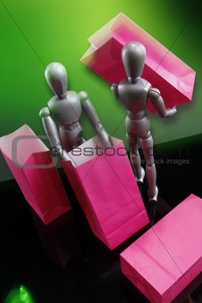 Dummies with gifts