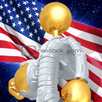 Gold Guy Astronaut
