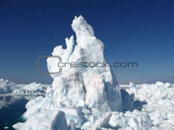 Iceberg landscape