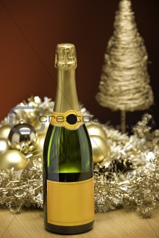 Champagne at christmas