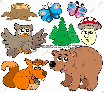 Forest animals collection 3