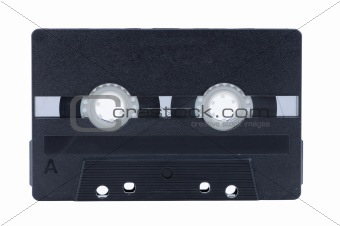 Music tape isolated over white background