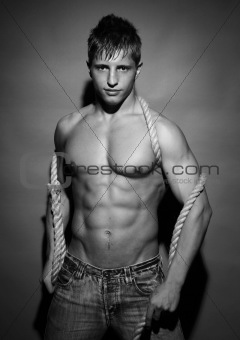 Male Model with a rope