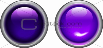 violet "on" and "off" lights