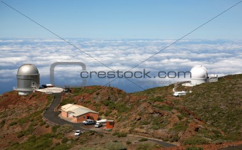 Roque de los Muchachos Observatory in La Palma (Canary ilands spain)
