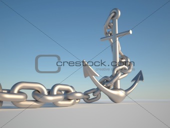 Anchor and chain