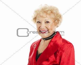 Portrait of Beautiful Senior Woman