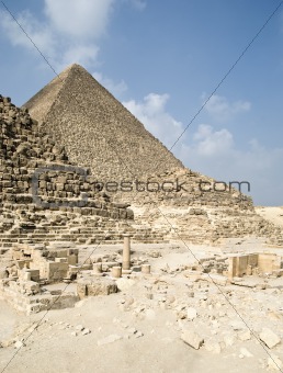 egypt with pyramids 