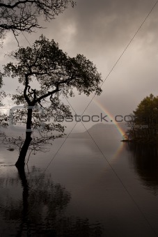 Rainbow at Derwent Water England