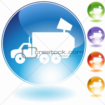 Garbage Truck Crystal Icon