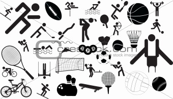 sport icon set