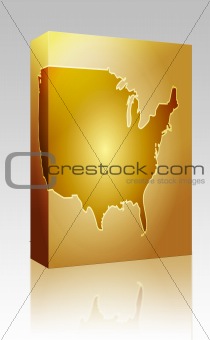 Map America box package