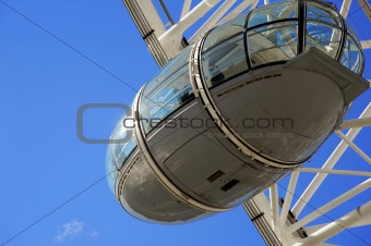A capsule of the London Eye