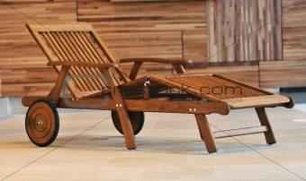 wooden pool furniture