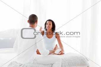 Young couple having an argument 